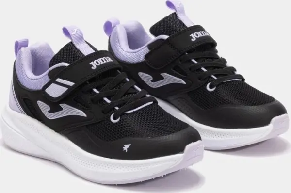 Кроссовки беговые детские Joma FERRO черно-сиреневые JFERRW2501V