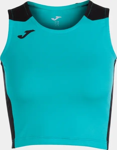 Топ женский Joma RECORD II бирюзово-черный 901397.725