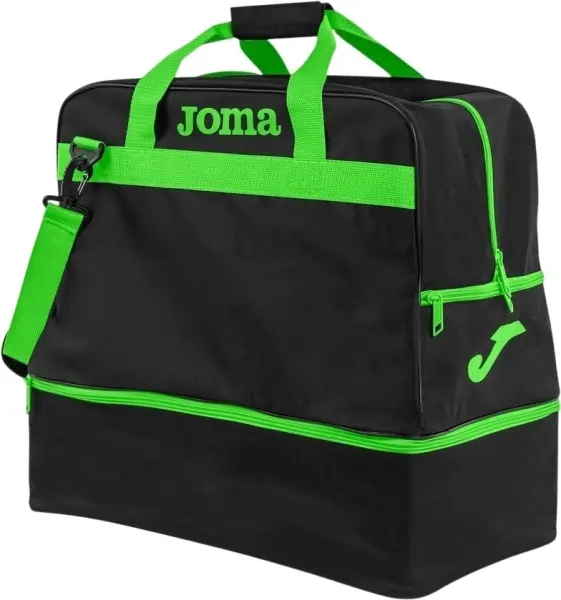 Сумка спортивна Joma TRAINING III MEDIUM чорно-салатова 400007.117