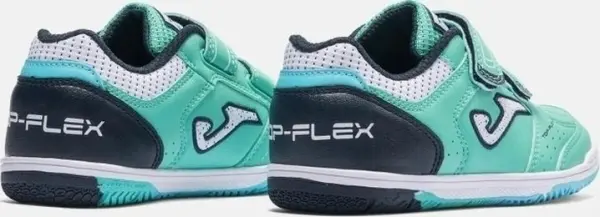 Футзалки (бампы) детские Joma TOP FLEX бирюзово-темно-синие TPJS2627INV