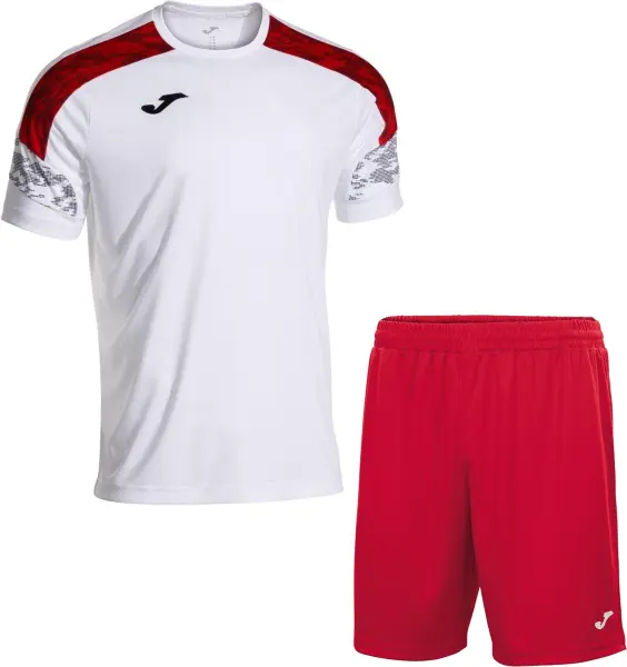 Комплект футбольної форми Joma CHAMPION VIII біло-червоний 104263.206_100053.600