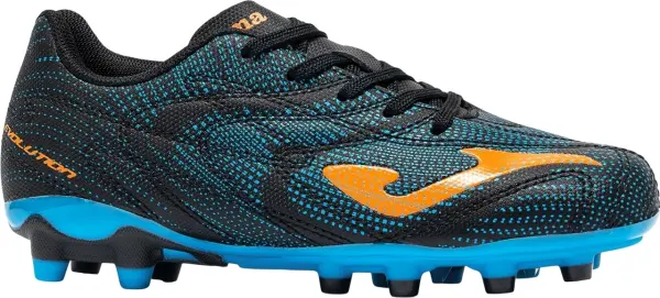 Бутсы детские Joma EVOLUTION черно-синие-оранжевые EVJS2601FG