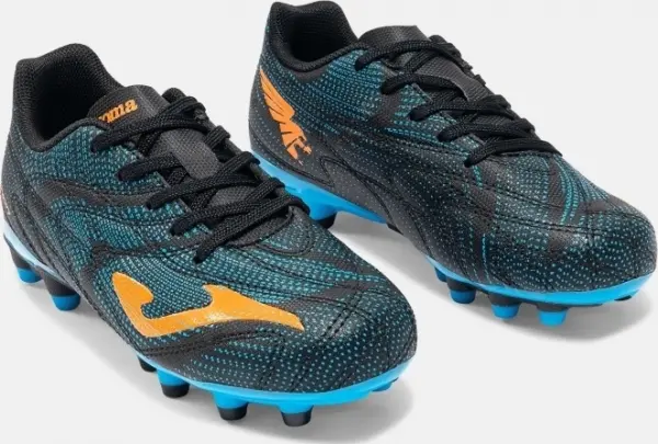 Бутсы детские Joma EVOLUTION черно-синие-оранжевые EVJS2601FG