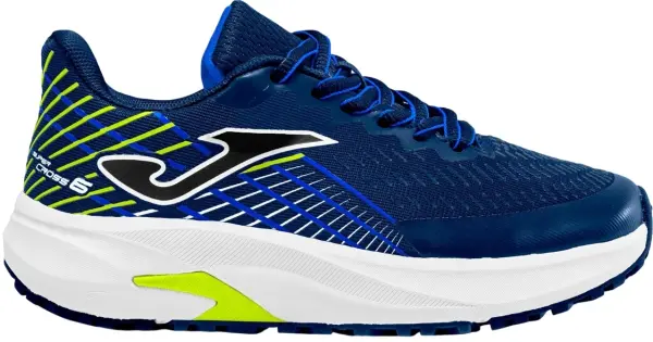 Кроссовки беговые детские Joma SUPER CROSS темно-сине-желтые JCROSS2603