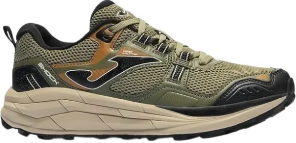 Кросівки для трейлранінгу Joma SHOCK оливково-коричневі TKSHOS2623