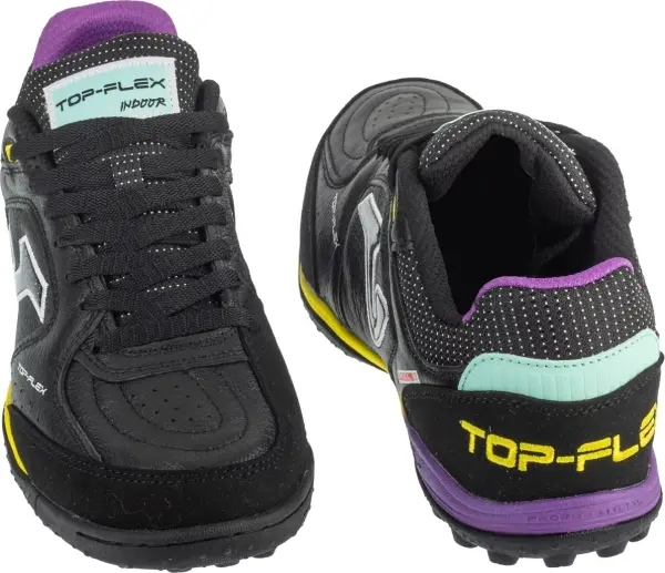 Сороконожки (шиповки) Joma TOP FLEX черно-фиолетово-желто-голубые TOPS2601TF