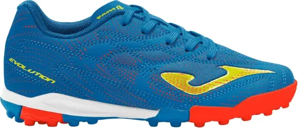 Сороконожки (шиповки) детские Joma EVOLUTION сине-оранжево-желтые EVJS2605TF