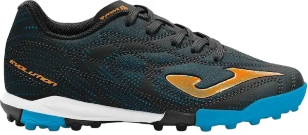 Сороконожки (шиповки) детские Joma EVOLUTION черно-синие-оранжевые EVJS2601TF