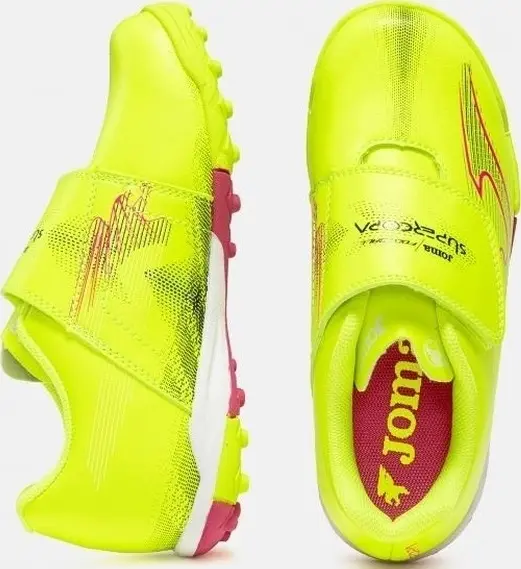 Сороконожки (шиповки) детские Joma SUPERCOPA желто-розовые SUJS2609TFV