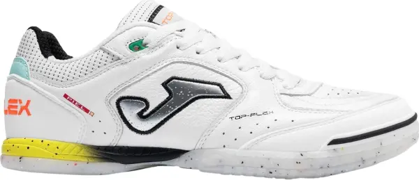 Футзалки (бампы) Joma TOP FLEX бело-желто-оранжево-голубые TOPS2602IN