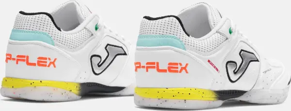 Футзалки (бампы) Joma TOP FLEX бело-желто-оранжево-голубые TOPS2602IN