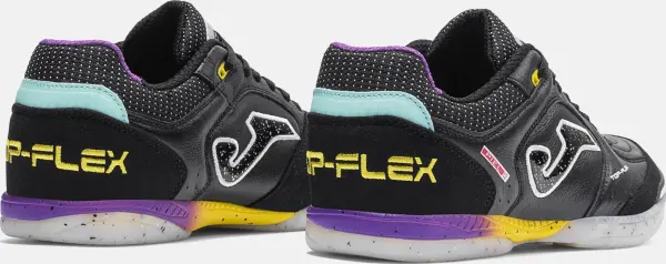 Футзалки (бампы) Joma TOP FLEX черно-фиолетово-желто-голубые TOPS2601IN