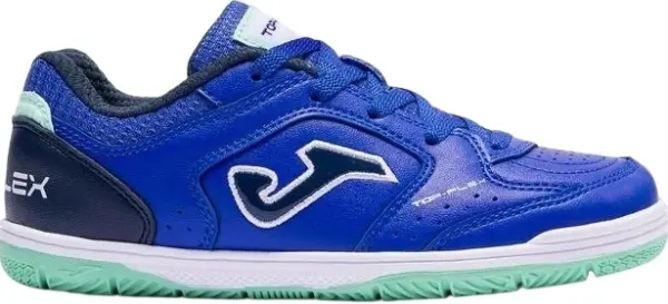 Футзалки (бампи) дитячі Joma TOP FLEX темно-синьо-бірюзові TPJS2604IN