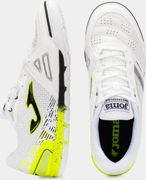 Футзалки (бампы) Joma MUNDIAL бело-желтые MUNW2502IN