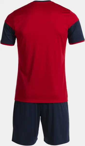 Комплект футбольной формы Joma DANUBIO III красно-темно-синий 103732.603