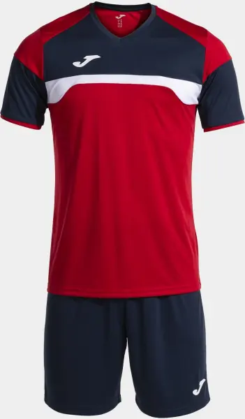 Комплект футбольной формы Joma DANUBIO III красно-темно-синий 103732.603