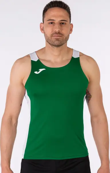 Майка для бега Joma RECORD II зелено-белая 102222.452