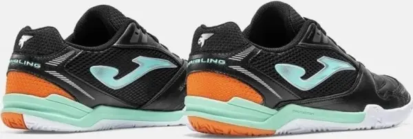 Футзалки (бампи) Joma DRIBLING чорно-помаранчево-бірюзові DRIS2601IN