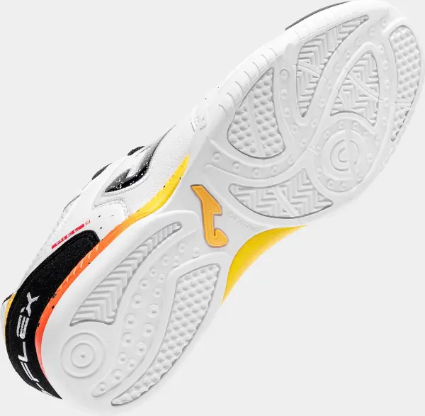Футзалки (бампи) Joma TOP FLEX біло-чорно-жовто-помаранчеві TOPS2632IN