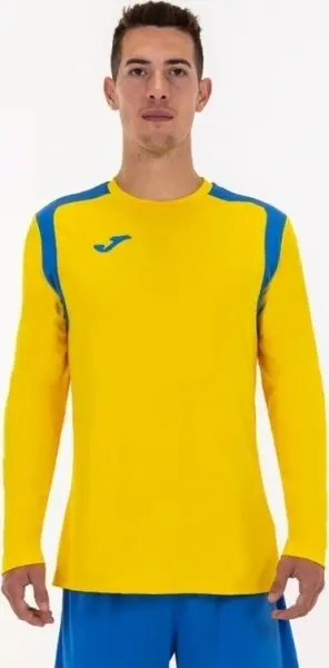Футболка с длинным рукавом Joma CHAMPION V желто-синяя 101375.907