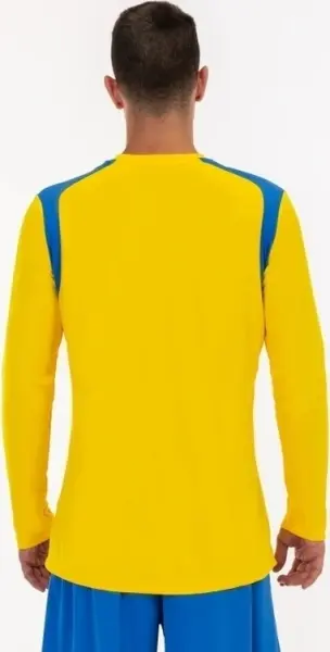 Футболка с длинным рукавом Joma CHAMPION V желто-синяя 101375.907