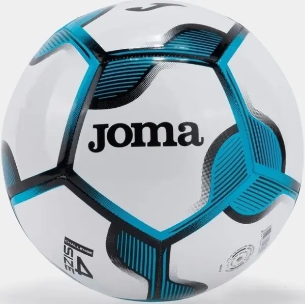 Футбольний м'яч Joma CHALLENGE IV біло-блакитно-чорний Розмір 4 401962.207