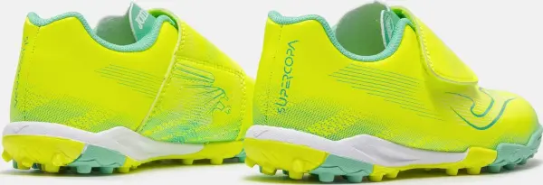 Сороконожки (шиповки) детские Joma SUPERCOPA лимонно-бирюзовые SCJW2609TFV