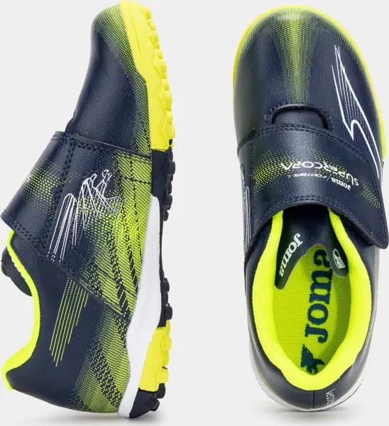Сороконіжки (шиповки) дитячі Joma SUPERCOPA темно-синьо-жовті SUJS2603TFV