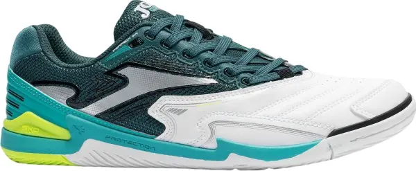 Футзалки (бампи) Joma CANCHA біло-темно-зелено-бірюзові CANS2602IN
