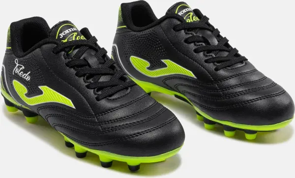 Бутсы детские Joma TOLEDO черно-лаймовые TOJW2601FG