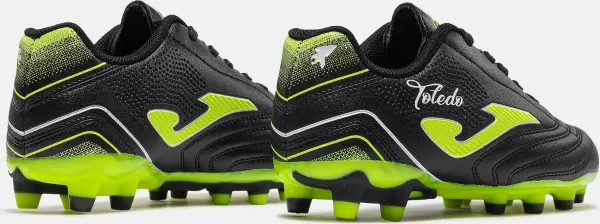Бутсы детские Joma TOLEDO черно-лаймовые TOJW2601FG