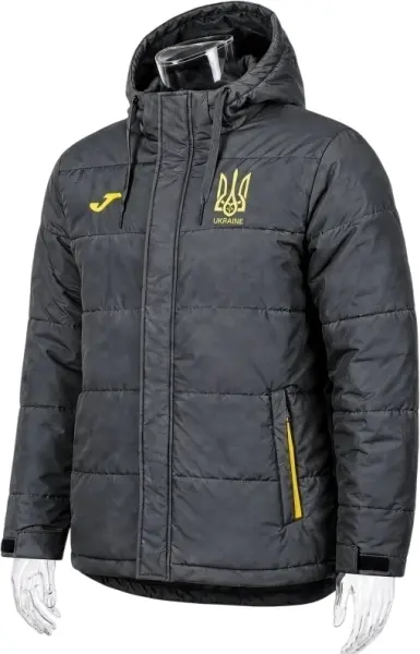 Куртка Joma ФФУ темно-сіро-жовта AT102371A159