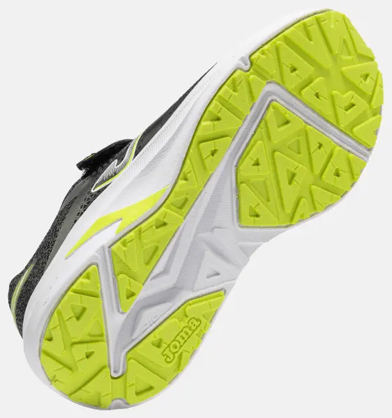 Кроссовки беговые детские Joma SPEED черно-салатовые JSPEEW2601V