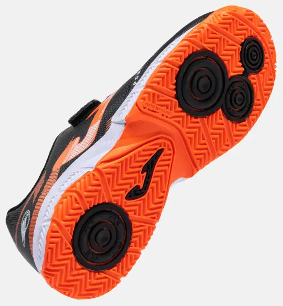 Футзалки дитячі Joma POWERFUL чорно-помаранчеві POJW2601INV