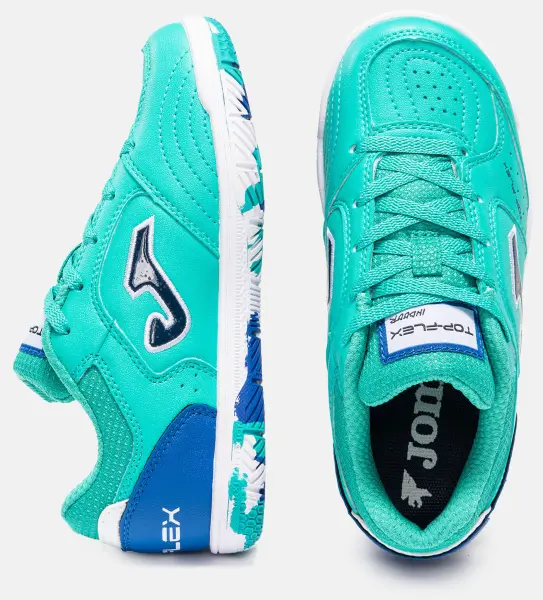 Футзалки дитячі Joma TOP FLEX бірюзово-сині TPJW2627IN