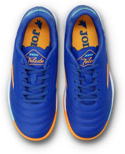 Футзалки детские Joma TOLEDO сине-оранжевые TOJW2604IN