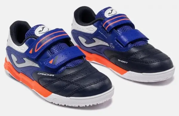 Футзалки детские Joma CANCHA темно-сине-белые CAJW2603INV