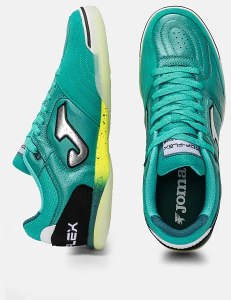 Футзалки Joma TOP FLEX бирюзово-черные TOPW2627IN