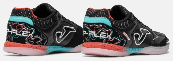 Футзалки Joma TOP FLEX чорно-коралові TOPW2631IN