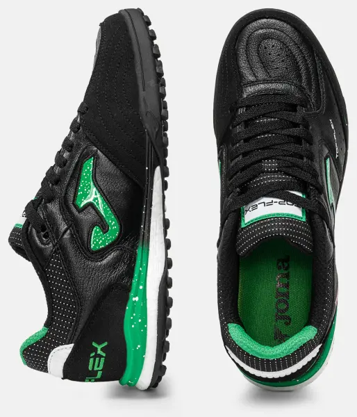 Сороконожки Joma TOP FLEX REBOUND черно-зеленые TORW2601TF