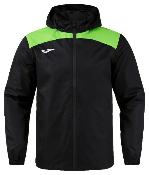 Ветровка Joma GLACIER TRIVOR II черно-зеленая 105301.117
