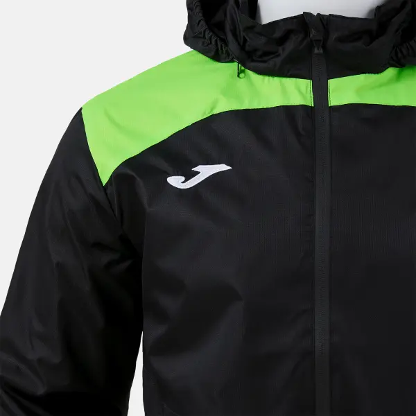 Ветровка Joma GLACIER TRIVOR II черно-зеленая 105301.117