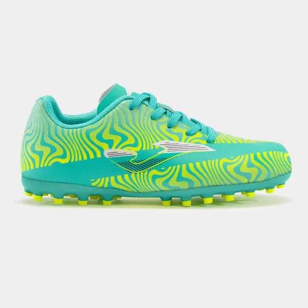 Бутси дитячі Joma EVOLUTION JR бірюзово-жовті EVJW2415AG