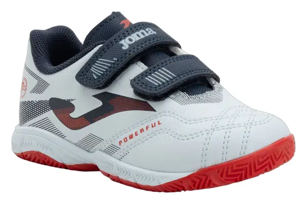 Футзалки дитячі Joma POWERFUL JR біло-темно-сині POJW2505INV