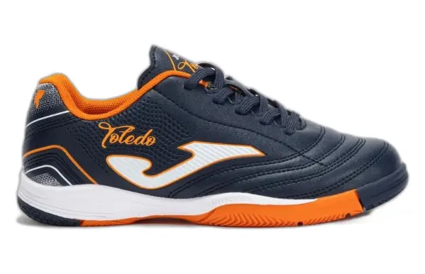 Футзалки детские Joma TOLEDO JR темно-сине-оранжевые TOJW2503INE
