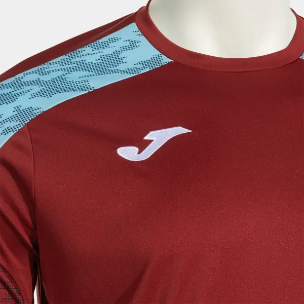 Футболка Joma CHAMPIONSHIP VIII бордово-голубая 104263.682