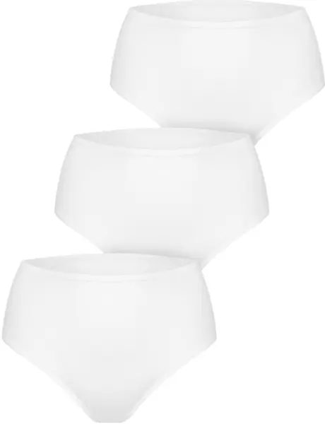 Трусы (слипы) женские Kappa SLIP MIDI 3P белые (3 штуки) K2131 Bianco