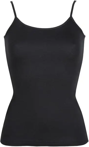 Майка жіноча Kappa TOP LISCIO SPALLA STRETTA чорна K2306 Nero