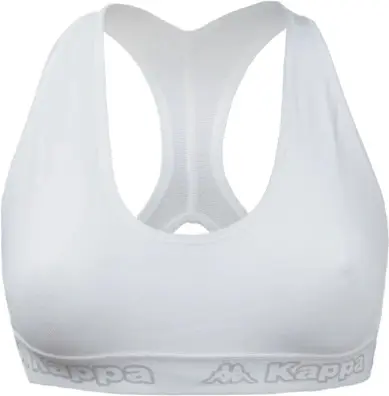 Топ женский Kappa REGGISENO SPORTY ELASTICO LOGATO белый K2150 Bianco