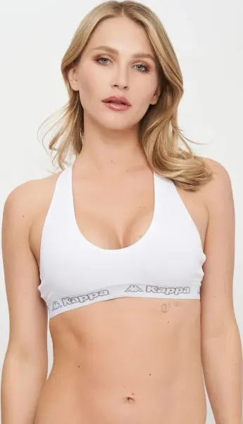 Топ женский Kappa REGGISENO SPORTY ELASTICO LOGATO белый K2150 Bianco